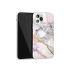 Glossy Marble Pattern TPU Protective Case For iPhone 11(Purple Grey) - 1