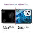 Marble Pattern Glass Protective Case For iPhone 12 mini(Dark Blue) - 7