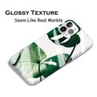 Glossy Plant Pattern TPU Protective Case For iPhone 12 / 12 Pro(Turtle Leaf) - 4