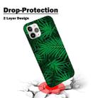 Glossy Plant Pattern TPU Protective Case For iPhone 12 / 12 Pro(Turtle Leaf) - 5