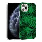 Glossy Plant Pattern TPU Protective Case For iPhone 11 Pro(Palm Leaf) - 1