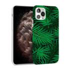 Glossy Plant Pattern TPU Protective Case For iPhone 11 Pro Max(Palm Leaf) - 1