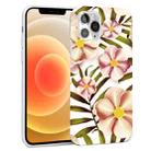 Glossy Flower Pattern TPU Protective Case For iPhone 12 mini(F1) - 1