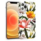 Glossy Flower Pattern TPU Protective Case For iPhone 12 mini(F2) - 1