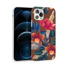 Glossy Flower Pattern TPU Protective Case For iPhone 12 Pro Max(F3) - 1