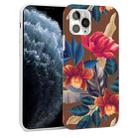 Glossy Flower Pattern TPU Protective Case For iPhone 11 Pro(F3) - 1