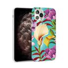 Glossy Flower Pattern TPU Protective Case For iPhone 11 Pro Max(F4) - 1