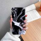 Glossy Marble Pattern TPU Protective Case For iPhone 12 Pro Max(Black) - 1