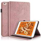 Life Tree Series Horizontal Flip Leather Case with Holder & Card Slots & Pen Slot & Sleep / Wake-up Function For iPad mini (2019) / 4 / 3 / 2 / 1(Rose Gold) - 1