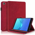 For Huawei MediaPad M5 10.8 inch Life Tree Series Horizontal Flip Leather Case with Holder & Card Slots & Pen Slot(Red) - 1