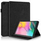 For Samsung Galaxy Tab A 10.1 (2019) T510/T515 Life Tree Series Horizontal Flip Leather Case with Holder & Card Slots & Pen Slot(Black) - 1