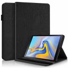 For Samsung Galaxy Tab A 10.5 T590 Life Tree Series Horizontal Flip Leather Case with Holder & Card Slots & Pen Slot(Black) - 1