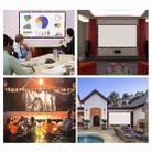 Simple Folding Thin Polyester Projector Film Curtain, Size:60 inch (16:9) Projection Area: 132x75cm - 3