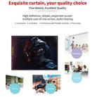 Simple Folding Thin Polyester Projector Film Curtain, Size:60 inch (16:9) Projection Area: 132x75cm - 8