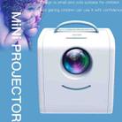 Q2 LED 1080P Mini Portable Projector Children Projector, Plug Type:EU Plug(Blue White) - 4