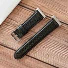 For OPPO Watch 41mm Shell Texture Watch Band(Black) - 1
