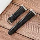 For OPPO Watch 46mm Shell Texture Watch Band(Black) - 1