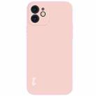 IMAK UC-2 Series Shockproof Full Coverage Soft TPU Case For iPhone 12 mini(Pink) - 1