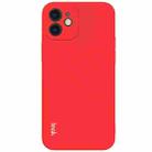 IMAK UC-2 Series Shockproof Full Coverage Soft TPU Case For iPhone 12 mini(Red) - 1