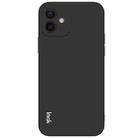 For iPhone 12 IMAK UC-2 Series Shockproof Full Coverage Soft TPU Case(Black) - 1