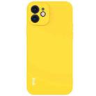 For iPhone 12 IMAK UC-2 Series Shockproof Full Coverage Soft TPU Case(Yellow) - 1