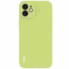 For iPhone 12 IMAK UC-2 Series Shockproof Full Coverage Soft TPU Case(Green) - 1