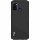For OPPO A53 2020 IMAK UC-2 Series Shockproof Full Coverage Soft TPU Case(Black) - 1