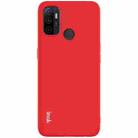 For OPPO A53 2020 IMAK UC-2 Series Shockproof Full Coverage Soft TPU Case(Red) - 1