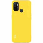 For OPPO A53 2020 IMAK UC-2 Series Shockproof Full Coverage Soft TPU Case(Yellow) - 1