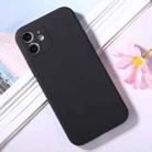 For iPhone 12 Magic Cube Frosted Silicone Shockproof Full Coverage Protective Case(Black) - 1