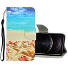 For iPhone 12 / 12 Pro 3D Colored Drawing Horizontal Flip PU Leather Case with Holder & Card Slots & Wallet(Pentagram) - 1
