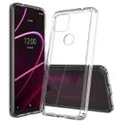 For T-mobile Revvl 5G Scratchproof TPU + Acrylic Protective Case(Transparent) - 1