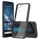 For Nokia 8.3 5G Scratchproof TPU + Acrylic Protective Case(Black) - 1