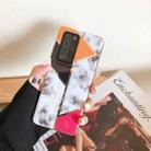 For Huawei P40 Pro Electroplating Stitching Marble Pattern TPU Protective Case(Three-color Stitching) - 1