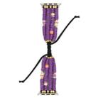 Bohemian Style Soft Ceramic Beaded Strap For Apple Series 7 41mm / 6 & SE & 5 & 4 40mm / 3 & 2 & 1 38mm(Purple) - 1