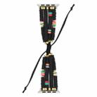 Bohemian Style Soft Ceramic Beaded Strap For Apple Series 7 41mm / 6 & SE & 5 & 4 40mm / 3 & 2 & 1 38mm(Black) - 1