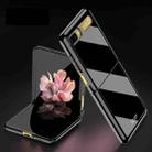 For Samsung Galaxy Z Flip GKK Folding UV Grilled Porcelain Protective Case(Black) - 1
