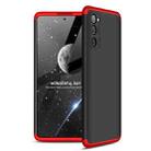 For Samsung Galaxy S20 FE GKK Three Stage Splicing Full Coverage PC Protective Case(Black Red) - 1