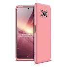 For Xiaomi Poco X3 GKK Three Stage Splicing Full Coverage PC Protective Case(Rose Gold) - 1
