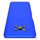 For Xiaomi Poco X3 GKK Three Stage Splicing Full Coverage PC Protective Case(Blue) - 2