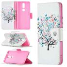 For Nokia 2.4 Colored Drawing Pattern Horizontal Flip Leather Case with Holder & Card Slots & Wallet(Little Tree) - 1
