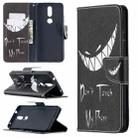 For Nokia 2.4 Colored Drawing Pattern Horizontal Flip Leather Case with Holder & Card Slots & Wallet(Smirk) - 1
