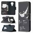 For Nokia 3.4 Colored Drawing Pattern Horizontal Flip Leather Case with Holder & Card Slots & Wallet(Smirk) - 1