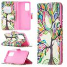 For Xiaomi Mi 10T / 10 Pro 5G Colored Drawing Pattern Horizontal Flip Leather Case with Holder & Card Slots & Wallet(Life Tree) - 1