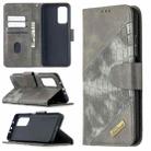For Xiaomi Mi 10T / 10 Pro 5G Matching Color Crocodile Texture Horizontal Flip PU Leather Case with Wallet & Holder & Card Slots(Grey) - 1