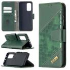 For Xiaomi Mi 10T / 10 Pro 5G Matching Color Crocodile Texture Horizontal Flip PU Leather Case with Wallet & Holder & Card Slots(Green) - 1