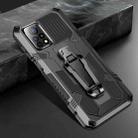 For Xiaomi Mi 10T 5G / 10T Pro 5G Armor Warrior Shockproof PC + TPU Protective Case(Black) - 1