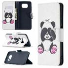 For Xiaomi Mi Poco X3 Colored Drawing Pattern Horizontal Flip Leather Case with Holder & Card Slots & Wallet(Panda) - 1