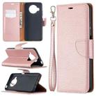 For Xiaomi Mi 10T Lite 5G Litchi Texture Pure Color Horizontal Flip Leather Case with Holder & Card Slots & Wallet & Lanyard(Rose Gold) - 1