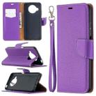 For Xiaomi Mi 10T Lite 5G Litchi Texture Pure Color Horizontal Flip Leather Case with Holder & Card Slots & Wallet & Lanyard(Purple) - 1